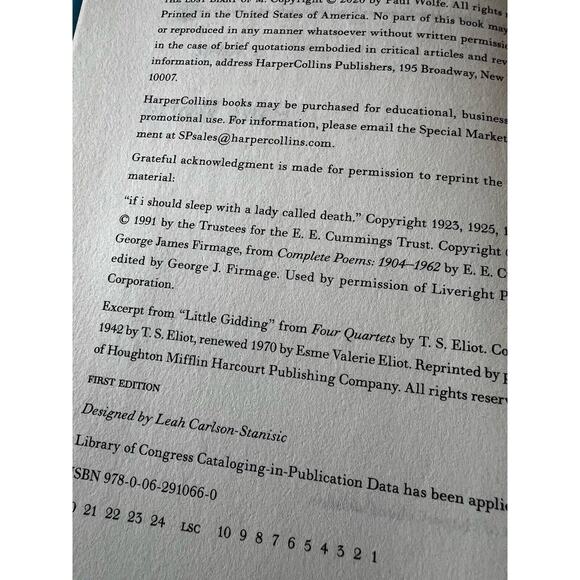 The Lost Diary of M by Paul Wolfe Library Book - Picture 6 of 9